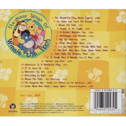 The Many Songs of Winnie the Pooh Soundtrack (Various Artists, Henry Jackman) - CD Back cover