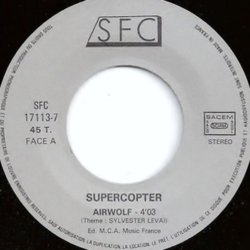Supercopter Ścieżka dźwiękowa (Sylvester Levay) - wkład CD