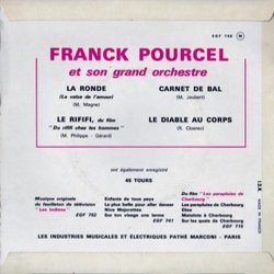 La Ronde / Carnet de Bal / Le Rififi / Le Diable au Corps Ścieżka dźwiękowa (Ren Clorec, Maurice Jaubert, Michel Magne, M. Philippe-Grard) - Tylna strona okladki plyty CD