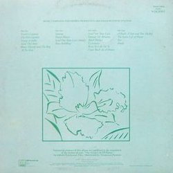The Secret Life of Plants サウンドトラック (Various Artists) - CD裏表紙