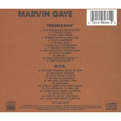 Trouble Man / M.P.G. Soundtrack (Marvin Gaye) - CD Back cover