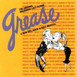 Grease: A New 50's Rock 'N Roll Musical サウンドトラック (Warren Casey, Jim Jacobs) - CDカバー