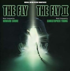 The Fly I & II サウンドトラック (Howard Shore) - CDカバー