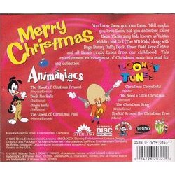 Merry Christmas Animaniacs - Looney Toones Ścieżka dźwiękowa (Various Artists) - Tylna strona okladki plyty CD