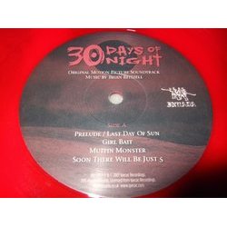 30 Days of Night サウンドトラック (Brian Reitzell) - CDインレイ