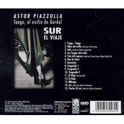 Tango / L'Exilio De Gardel / Sur El Viaje Soundtrack (Astor Piazzolla) - CD Achterzijde