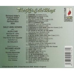 The Gift of the Maji 声带 (Richard Adler, Richard Adler) - CD后盖
