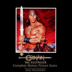 Conan the Destroyer Soundtrack (Basil Poledouris) - CD cover