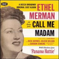 12 Songs From Call Me Madam Ścieżka dźwiękowa (Irving Berlin, Ethel Merman) - Okładka CD