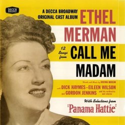 12 Songs From Call Me Madam Ścieżka dźwiękowa (Irving Berlin, Ethel Merman) - Okładka CD