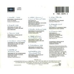 Singles Colonna sonora (Various Artists) - Copertina posteriore CD