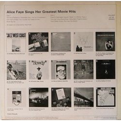Alice Faye Sings Her Greatest Movie Hits Bande Originale (Alice Faye) - CD Arrire