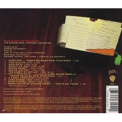 Bugs Bunny on Broadway Soundtrack (Milt Franklyn, Carl W. Stalling) - CD Back cover