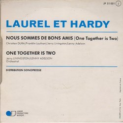 Laurel & Hardy Soundtrack (Lenny Adelson, Christian Dura, Jerry Livingston, Franklin Loufrani) - CD Trasero