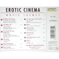 Erotic Cinema Ścieżka dźwiękowa (Various Artists) - Tylna strona okladki plyty CD