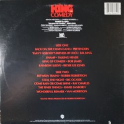 The King of Comedy Soundtrack (Various Artists) - CD Back cover