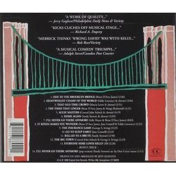 Kelly Soundtrack (Moose Charlap , Eddie Lawrence) - CD Back cover