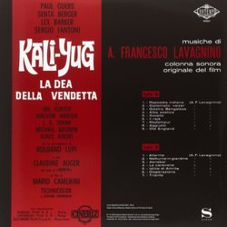 Kali-Yug: La Dea Della Vendetta Trilha sonora (Angelo Francesco Lavagnino) - CD capa traseira