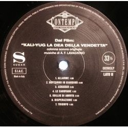Kali-Yug: La Dea Della Vendetta Soundtrack (Angelo Francesco Lavagnino) - CD-Inlay