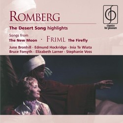Romberg: The Desert Song Highlights Soundtrack (Rudolf Friml, Oscar Hammerstein II, Otto Harbach, Frank Mandel, Sigmund Romberg) - CD cover