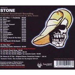 Stone Soundtrack (Billy Green) - CD Trasero