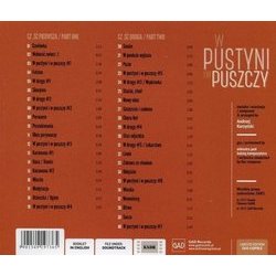 W Pustyni i w Puszczy Soundtrack (Andrzej Korzynski) - CD Back cover