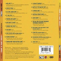 Tommy & Jimmy Dorsey: Swingin' In Hollywood Soundtrack (Various Artists, Jimmy Dorsey, Tommy Dorsey) - CD Back cover
