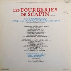 Les Fourberies de Scapin Soundtrack (Jean Bouchty) - CD Back cover