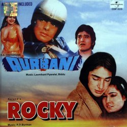 Qurbani / Rocky 声带 (Biddu , Indeevar , Kalyanji Anandji, Various Artists, Anand Bakshi, Rahul Dev Burman, Farooq Kaiser) - CD封面