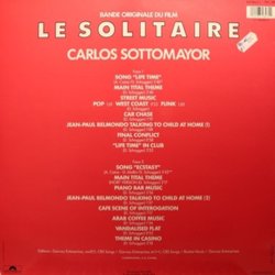 Le Solitaire Soundtrack (Danny Shogger) - CD Back cover