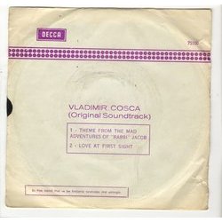 Les  Aventures de Rabbi Jacob Soundtrack (Vladimir Cosma) - CD Back cover