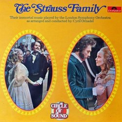 The Strauss Family Soundtrack (Johan Strauss) - CD cover