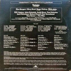 Tommy Ścieżka dźwiękowa (Various Artists) - Tylna strona okladki plyty CD