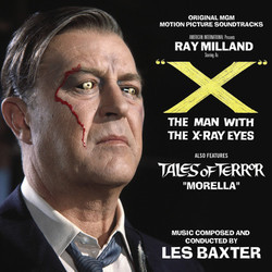 ''X'' The Man with the X-Ray Eyes Trilha sonora (Les Baxter) - capa de CD