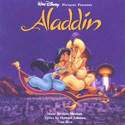 Aladdin Soundtrack (Various Artists, Howard Ashman, Alan Menken, Tim Rice) - CD cover