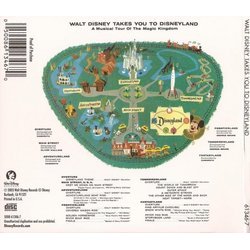 Walt Disney Takes You to Disneyland Ścieżka dźwiękowa (Various Artists, Various Artists) - Tylna strona okladki plyty CD