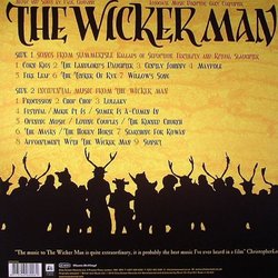 The Wicker Man サウンドトラック (Paul Giovanni) - CD裏表紙