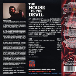 The House of the Devil Soundtrack (Jeff Grace) - CD Back cover
