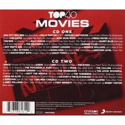 Top 40 - Movies Trilha sonora (Various Artists, Various Artists) - CD capa traseira