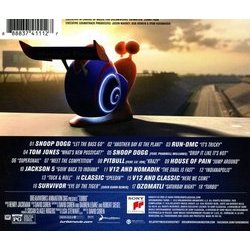 Turbo Soundtrack (Rod Abernethy, Various Artists, Henry Jackman) - CD Back cover