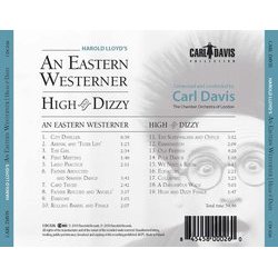 An Eastern Westerner & High and Dizzy Colonna sonora (Carl Davis) - Copertina posteriore CD