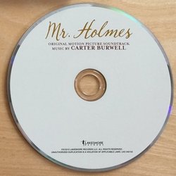 Mr. Holmes サウンドトラック (Carter Burwell) - CDインレイ