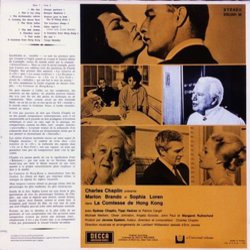 La Comtesse De Hong Kong Ścieżka dźwiękowa (Charles Chaplin) - Tylna strona okladki plyty CD
