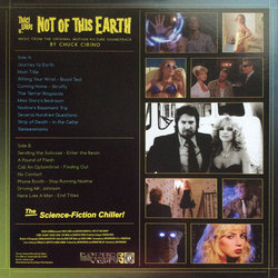 Not of This Earth サウンドトラック (Chuck Cirino) - CD裏表紙