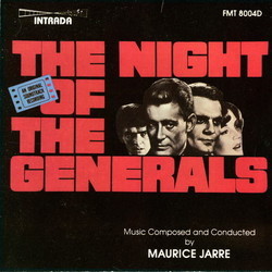 The Night of the Generals Soundtrack (Maurice Jarre) - Cartula