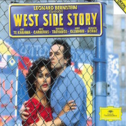 West Side Story サウンドトラック (Leonard Bernstein) - CDカバー