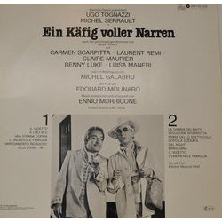 Ein Kfig Voller Narren Soundtrack (Ennio Morricone) - CD-Rckdeckel