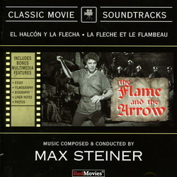 The Flame and the Arrow Ścieżka dźwiękowa (Max Steiner) - Okładka CD