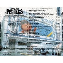 Meet the Feebles Ścieżka dźwiękowa (Various Artists, Peter Dasent) - Tylna strona okladki plyty CD