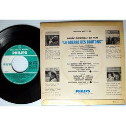 La Guerre des boutons Soundtrack (Jos Berghmans) - CD Back cover